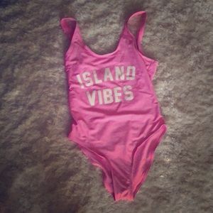 Island Vibes One Piece Bathing Suit
